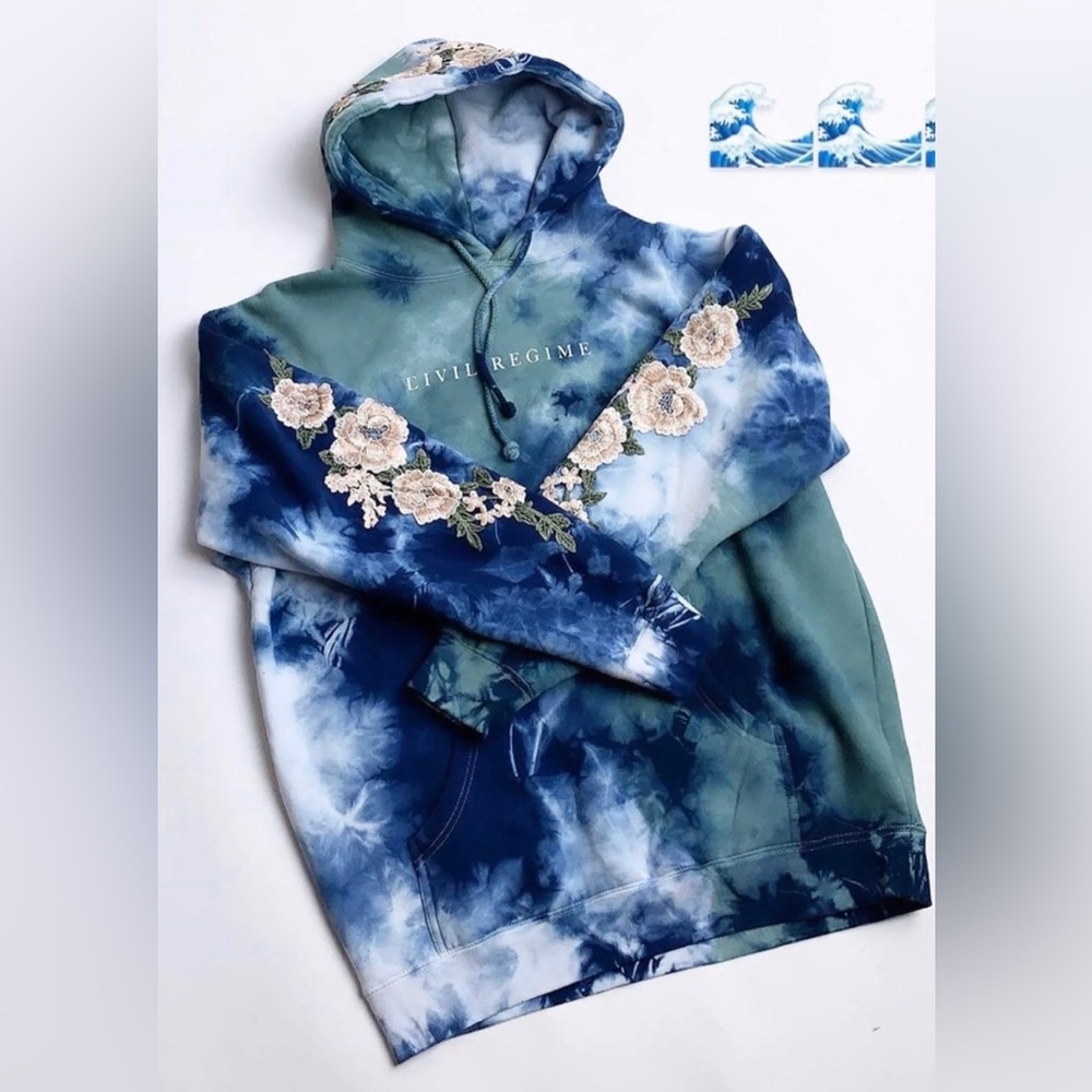 Civil Regime Ocean Roses Hoodie limited edition, unisex